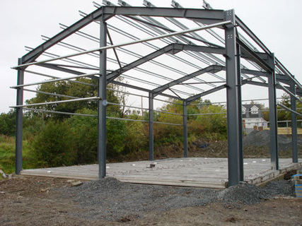 Steel Structure Workshop Garage Warehouse effudit Conventum et Constructionem