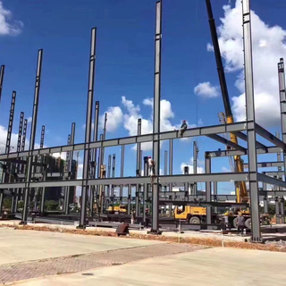 Q355B Geprefabriceerde magazijnwerkplaats voor staalconstructies 