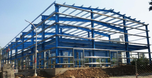 Ho&euml; struktuur Staalskuur Ligte Staalstruktuur Prefab Warehouse